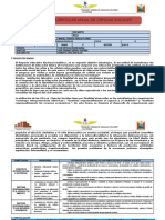 Programación Anual de Ciencias Sociales