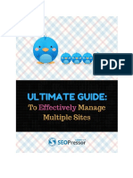 Ultimate Guide To Effectively Manage Multiple Websites PDF