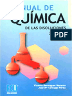 Manual de Química de Las Disoluciones, 2da Edición - Vicente Berenguer PDF