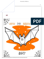 How To Draw Bat