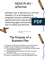 Business Plan - : Prepared by V.Ravi Kumar-Facul Ty-Cms Ims 1