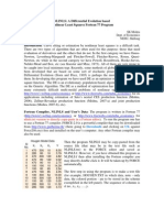 Download A Differential Evolution based Nonlinear Least Squares Fortran 77 Program by Sudhanshu K Mishra SN406174 doc pdf