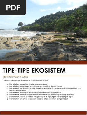 01 Tipe Ekosistem Pdf
