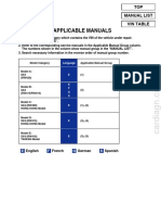 How To Find Applicable Manuals: English French German Spanish