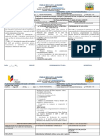 Planificación semanal de clases de Biología sobre ADN