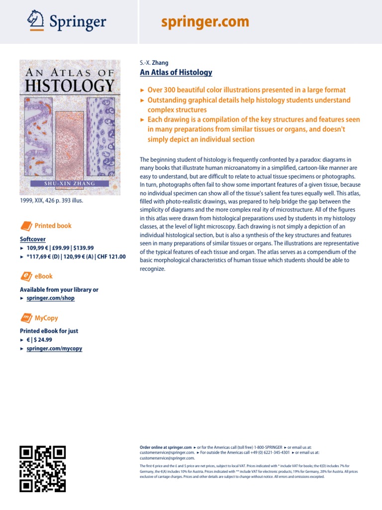 Comprehensive Human Histology Atlas | PDF | Histology | Nature
