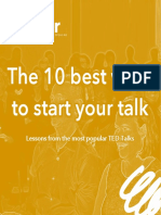 The 10 Best Ways To Start A Talk