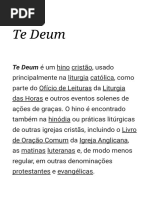 Te Deum – Wikipédia, A Enciclopédia Livre