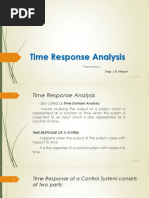 Time Response Analysis