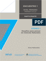 3.1. Nivel Primario Ateneo Didáctico #1 Encuentro 1 Primer Ciclo Ciencias Naturales Carpeta Participante