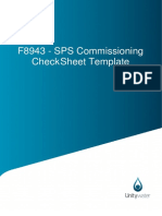 Commissioning check templates