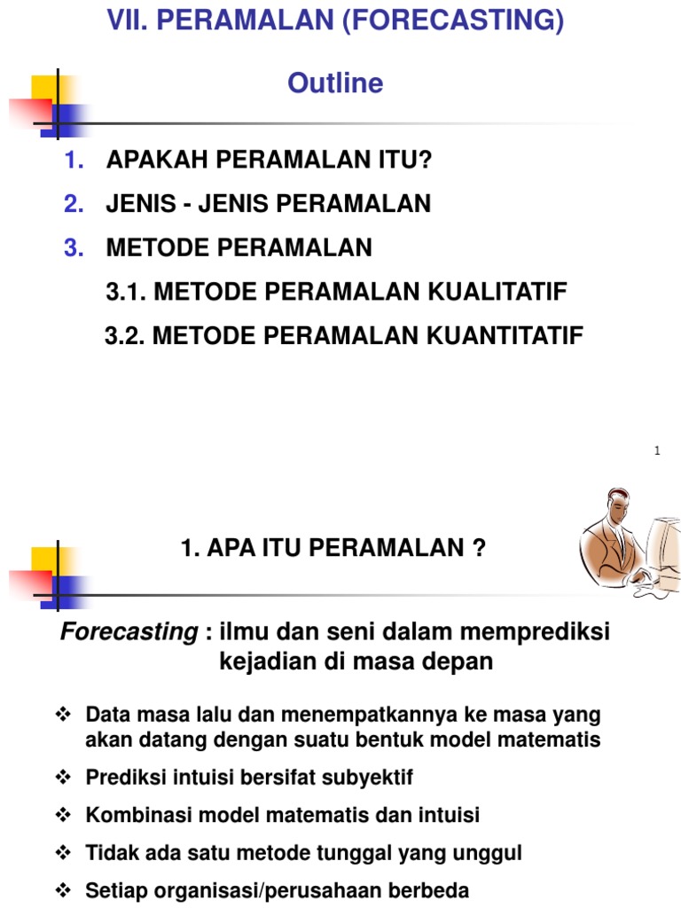 Pert 4 Forecast Peramalan Ppt