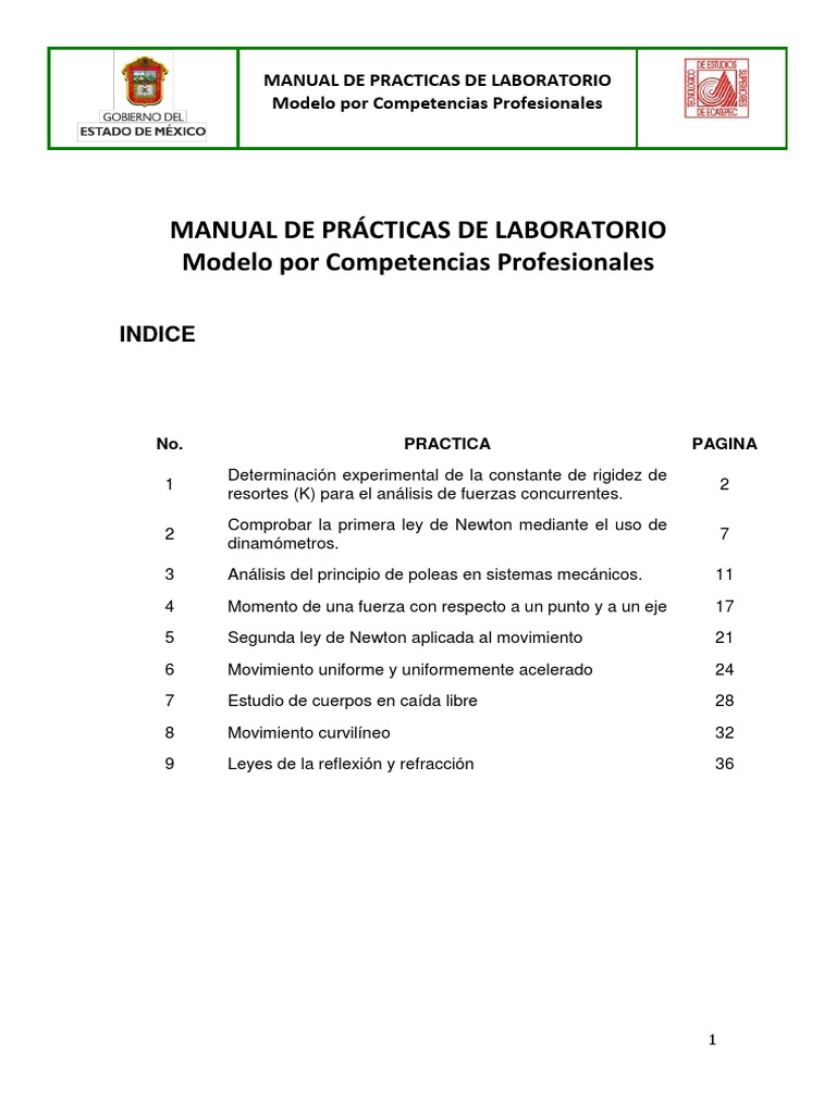 Manual de Fisica | PDF | Movimiento (física) | Masa