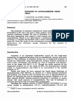 Hydration of Acetylene To Acetaldehyde Using K (Run' (EDTA-II) C11211a0