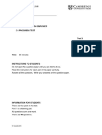 Unit 3 Progress Test