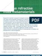 Negative Refractive Index Met A Materials