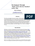 Professional Development Through Reflection: A Study of Pre-Service Teachers' Reflective Practice, 5