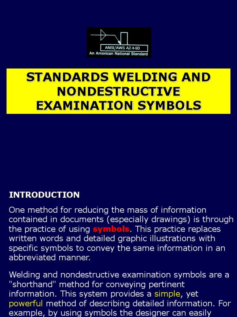 Standar Welding Symbol PDF Nondestructive Testing Information