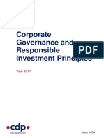 Corporate Governance and Responsible Investment Principles: Year 2017