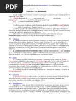 Contract de Inchiriere 1