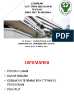 Paparan Kebijakan Kemenkes Ttg RS Pendidikan, Banda Aceh JUNI 2014