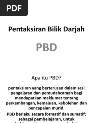 Pbd Pdf