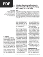 2013-4-16 - P Using Lean Manufacturing Techniques To Improve Production Efficiency in The Ready Wear Industry and A Case Study P