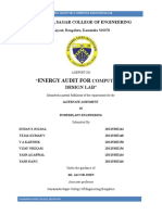 Energy Audit For: " Computer Aided Design Lab"