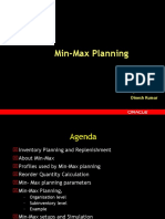 Min-Max Planning: by Dinesh Kumar