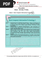 Hons 5 Basic Computer Information Technology I GC