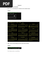 The Cal' Command Print A Calendar On The Standard Output