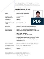 Curriculum Vitae: Name: Poovalingam Karuppasamy