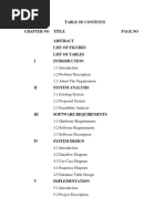 Chapter No Title Page - No List of Figures List of Tables I