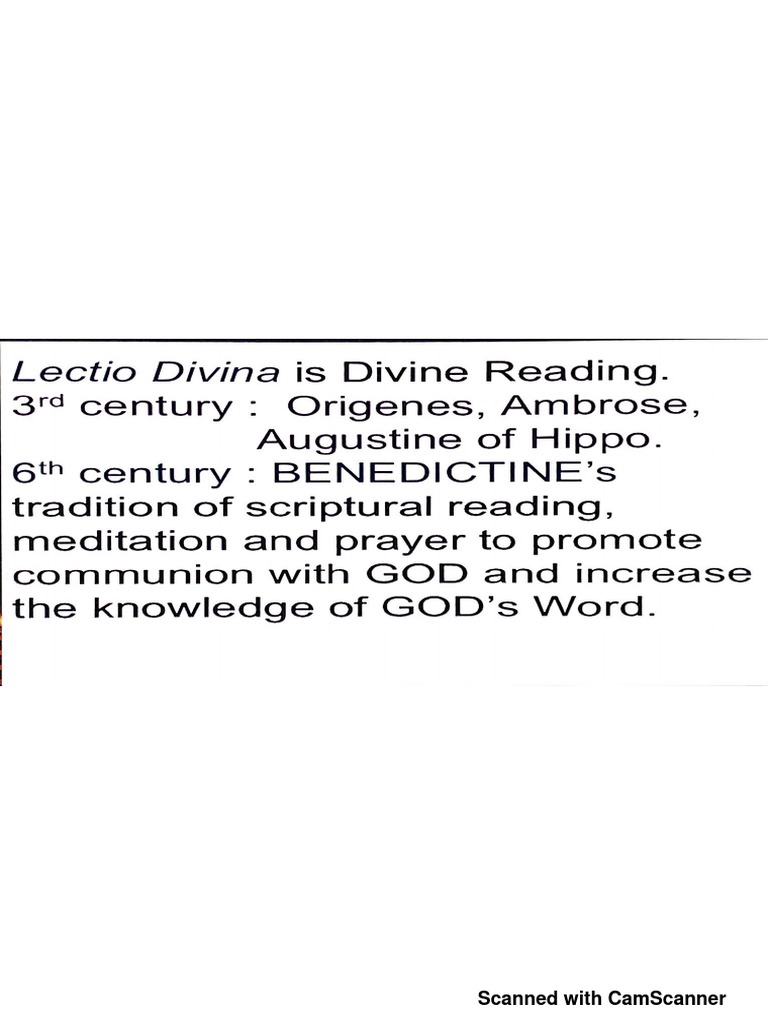 Lectio Divina by Om Darmawan - 20190410203359 PDF | PDF