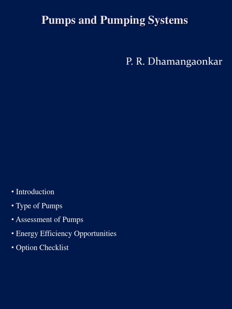 Pumps and Pumping Systems1 | PDF | Pump | Flow Measurement