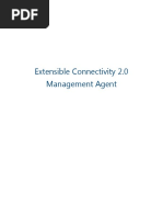 Extensible Connectivity 2.0 Management Agent