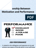 Relationship Between Motivation and Performance