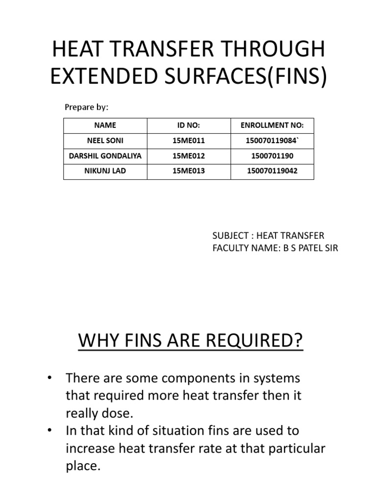 Fin Efficiency and Effectiveness in Heat Exchangers | PDF | Heat ...
