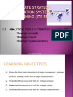 Topic 2 - Analytical Tools in Strategic Management