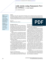 Artigo. Treatment of Juvenile Stroke Using Yamamoto New Scalp Acupuncture (YNSA) PDF