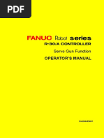 FANUC Robot Series R-30iA CONTROLLER Servo Gun Function OPERATOR'S MANUAL PDF