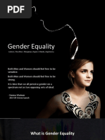 Gender Equality: Lusterio, Vhea Mae - Mangampo, Regina - Manalo, Angelica Joy