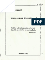 QUIJANO - 1984 - América Latina - Los Vicios Del Círculo. La Crisis Económica en América Latina PDF