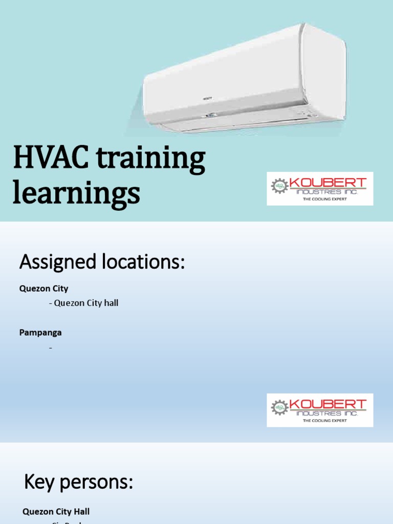 HVAC Training Learnings | Hvac | Air Conditioning | Free 30-day Trial ...