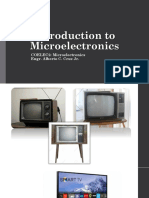 Introduction To Microelectronics: COELEC2: Microelectronics Engr. Alberto C. Cruz JR
