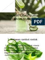 MANFAAT LIDAH BUAYA SEBAGAI SHAMPO