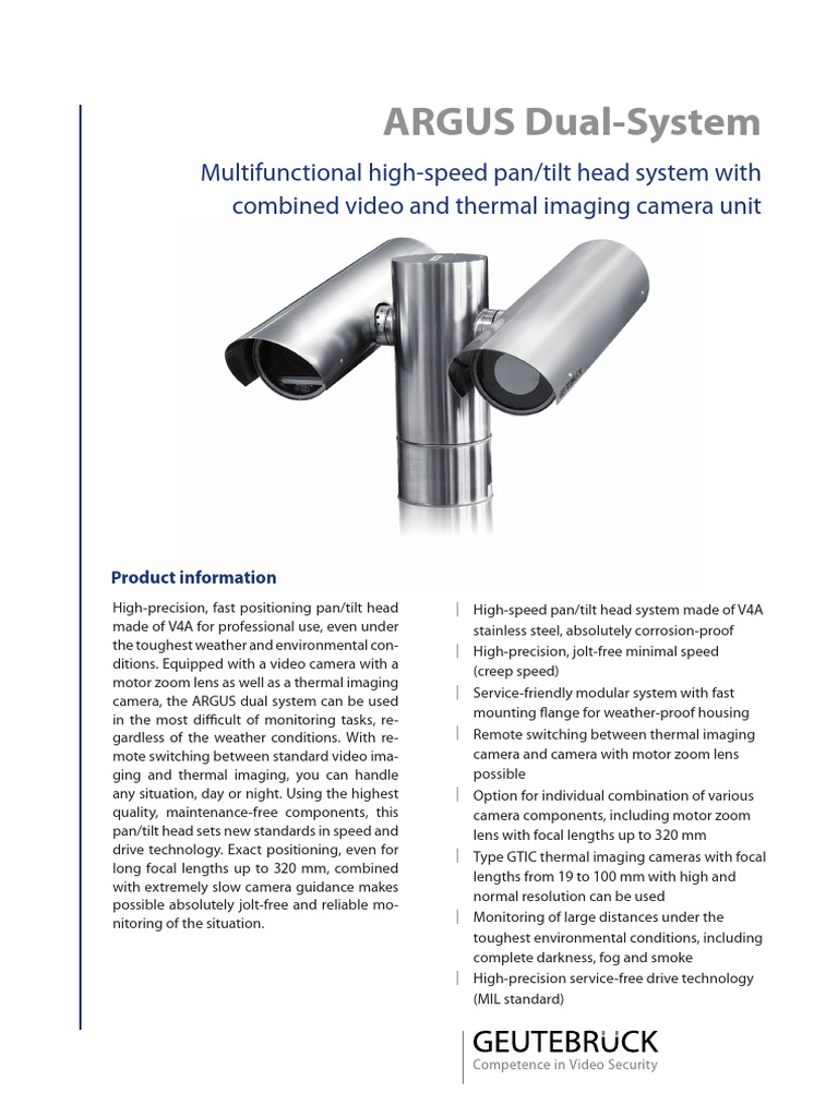 Advanced Surveillance System | PDF | Camera | Zoom Lens