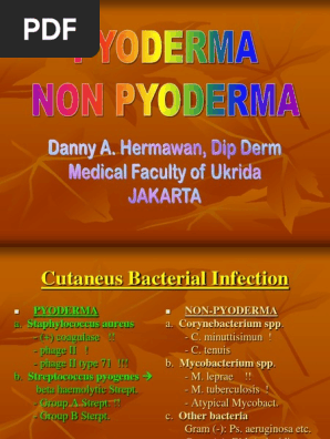 Pyoderma Nonpyoderma Dr Danny Pdf Cutaneous Conditions Animal