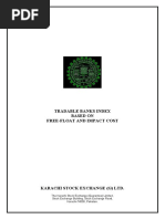 Tradable Banks Index Based On Free-Float and Impact Cost