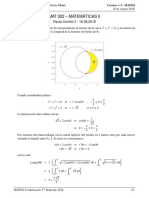 MAT 022 - 2018 1° - Control 3 Pauta